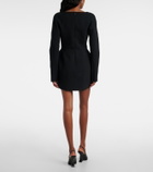 Blumarine Embellished crêpe minidress