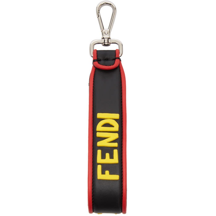 Photo: Fendi Black Fantastic Fendi Keychain