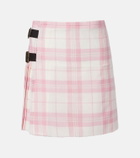 Vivienne Westwood Plaid wool-blend miniskirt