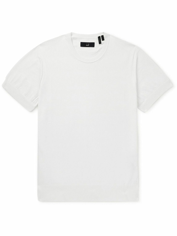 Photo: Dunhill - Slim-Fit Sea Island Cotton T-Shirt - White