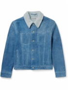 LOEWE - Shearling Jacket - Blue