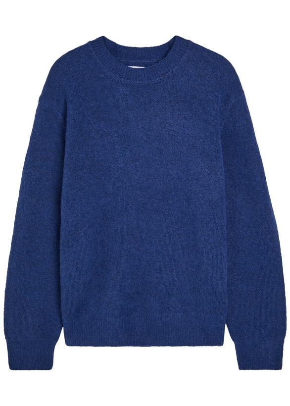 Photo: Wax London Wilde Wool-blend Jumper Blue