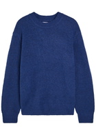 Wax London Wilde Wool-blend Jumper Blue