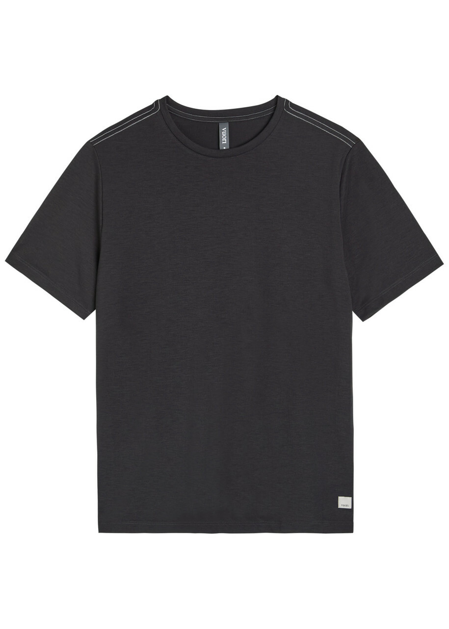 Vuori Current Tech Stretch-jersey T-shirt Black