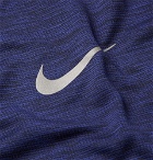 Nike Running - Medalist Mélange Dri-FIT T-Shirt - Blue