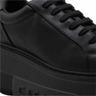 Casadei Black Leather Sneakers