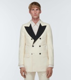 Gucci - Double-breasted wool and mohair suit jacket