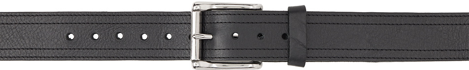 CARSON WACH Black Embossed Belt
