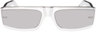 RETROSUPERFUTURE Silver Issimo Sunglasses