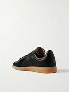 adidas Originals - BW Army Lux Suede-Trimmed Cracked-Leather Sneakers - Black