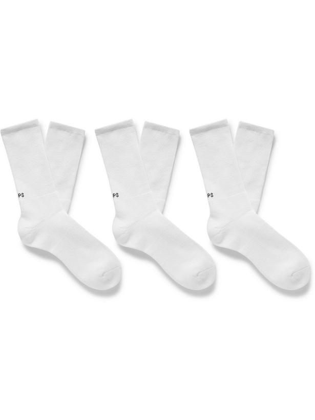 Photo: WTAPS - Skivvies Three-Pack Cotton-Blend Socks