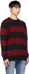 Ksubi Red & Black Strange Daze Sweater