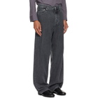 Jil Sander Gray Loose Lightweight Jeans