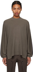 HOMME PLISSÉ ISSEY MIYAKE Khaki Framework Sweater