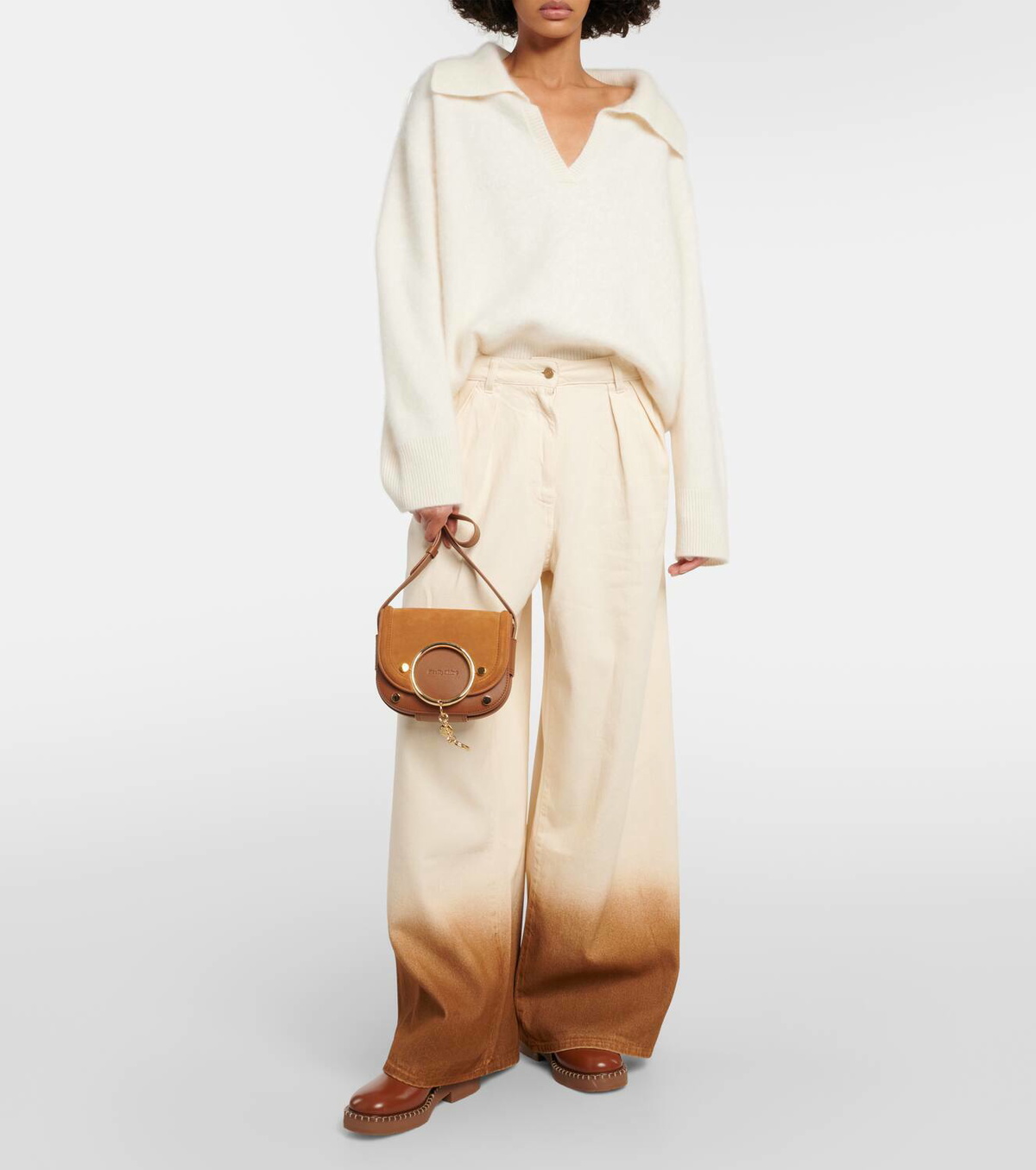 See By Chloé Mara Mini suede crossbody bag