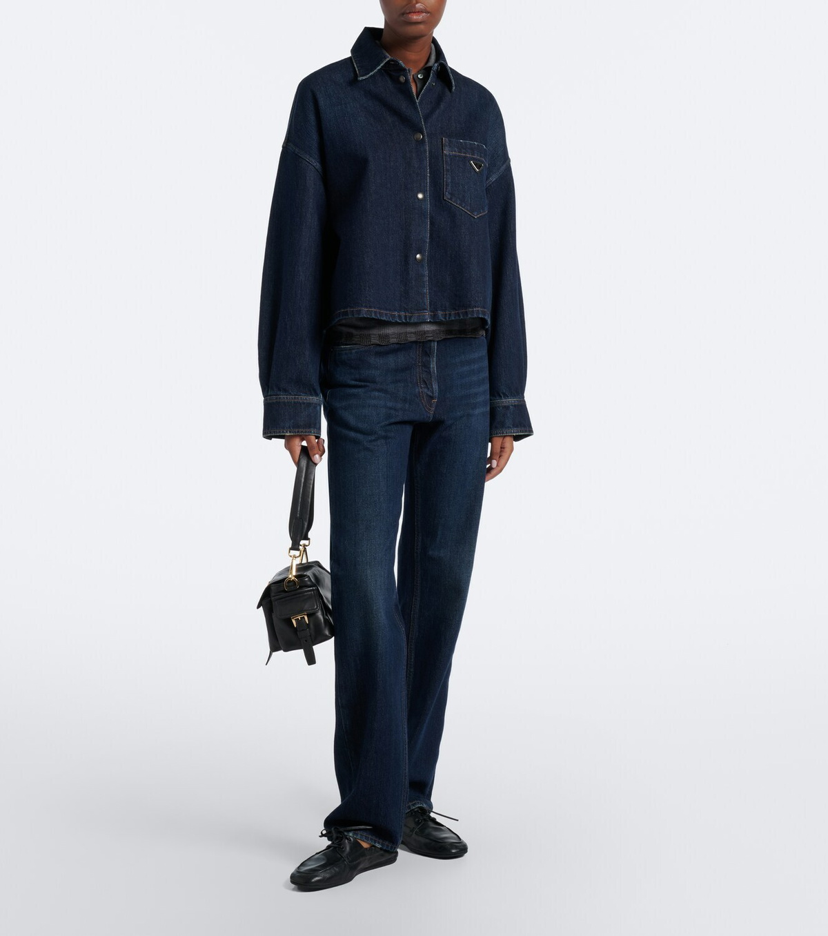 Prada Prada Explore Mini leather shoulder bag