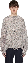 Schnayderman's Multicolor Distressed Sweater