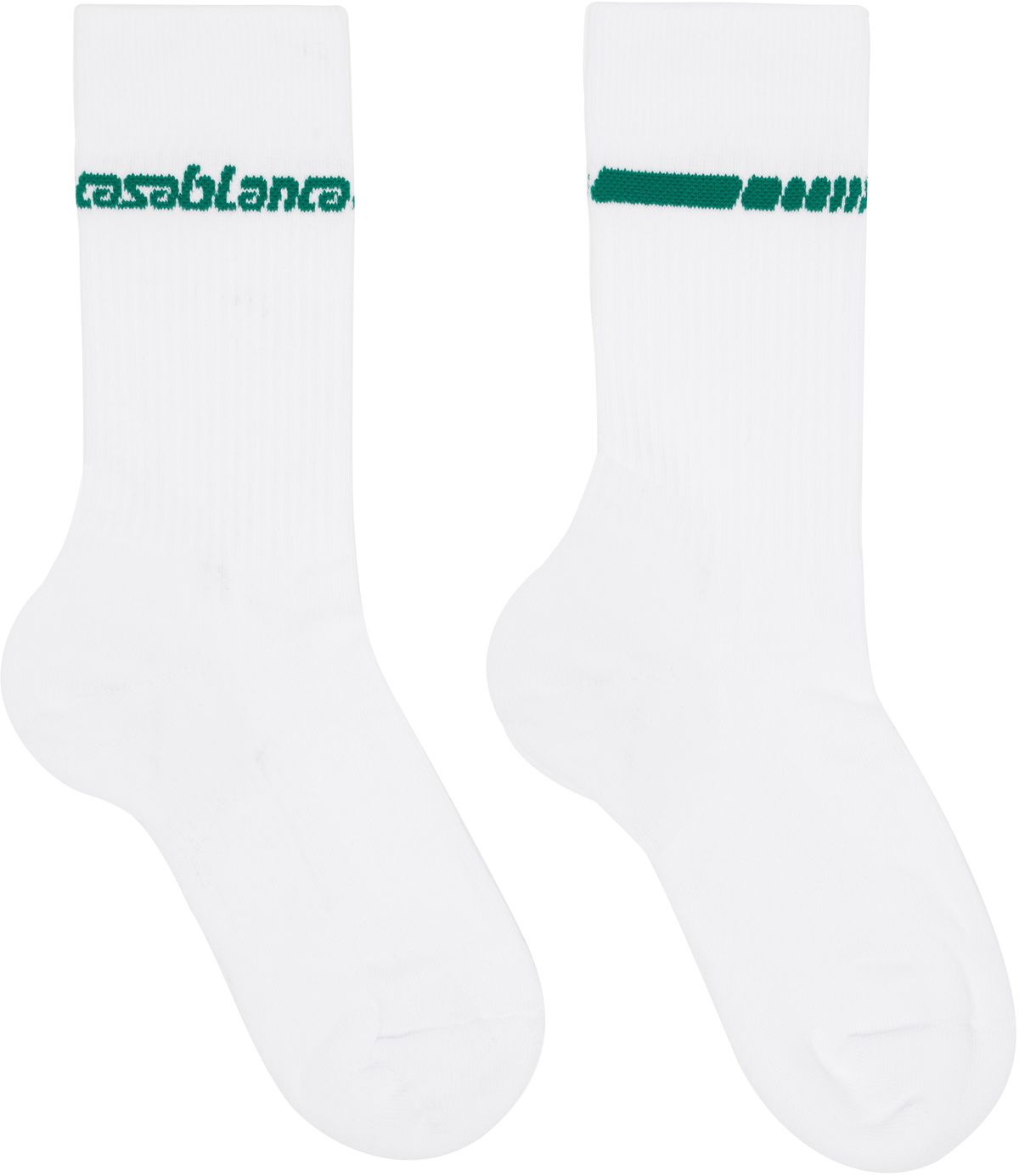 Casablanca White Casa Sportive Socks