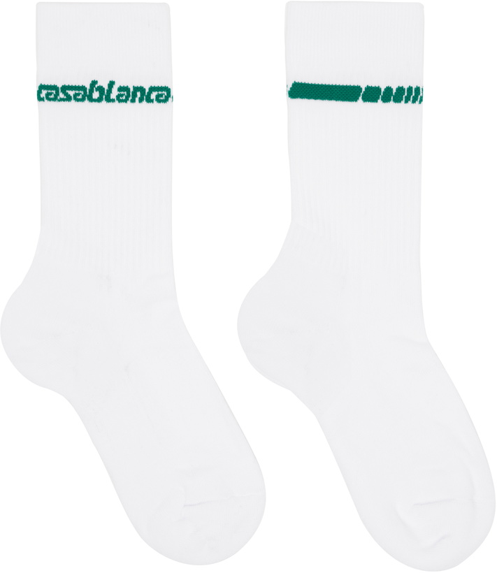 Photo: Casablanca White Casa Sportive Socks