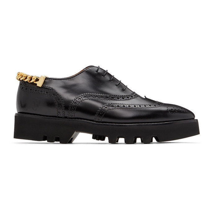 Photo: JW Anderson Black Curb Chain Master Loafers