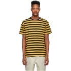 Polo Ralph Lauren Yellow and Navy Striped Classic Fit T-Shirt