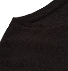 The Elder Statesman - NBA Chicago Bulls Printed Cashmere and Silk-Blend T-Shirt - Black