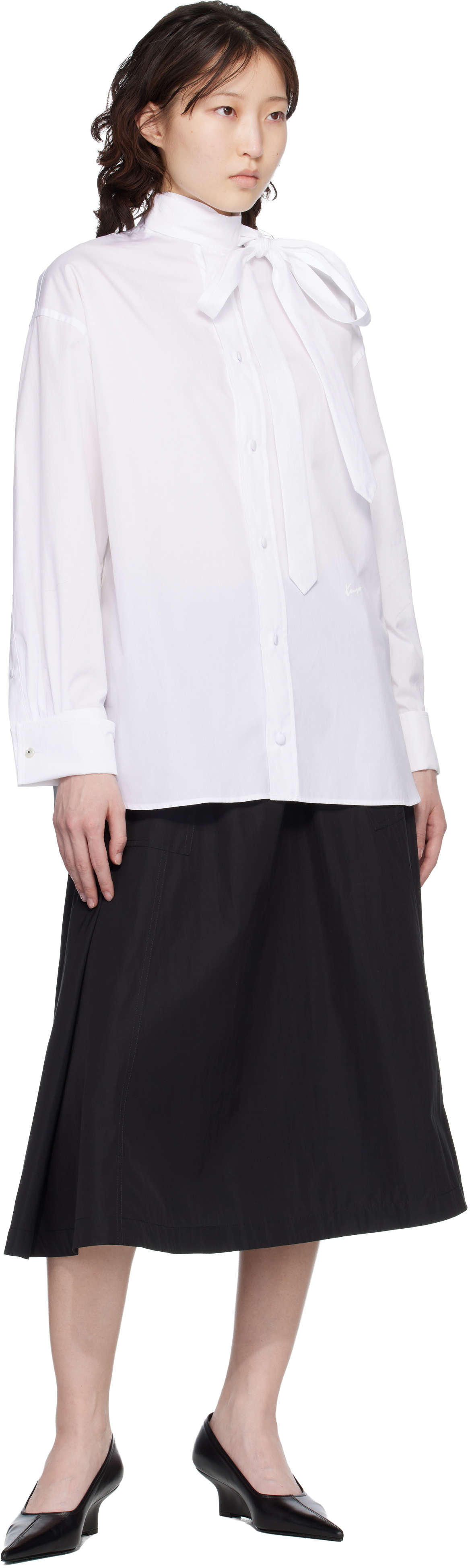 Kenzo Black Kenzo Paris 'Boke Flower 2.0' Midi Skirt