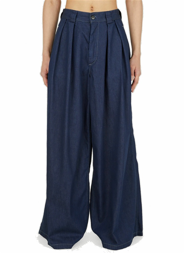 Photo: Ultra Pleated Pants in Blue