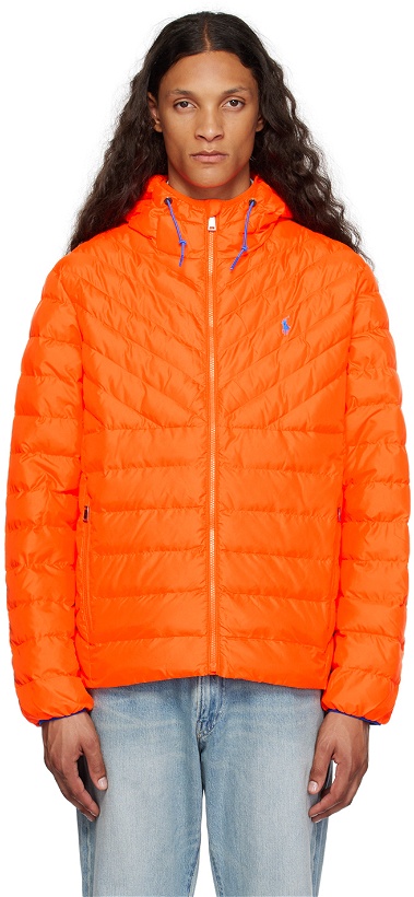 Photo: Polo Ralph Lauren Orange Hooded Jacket