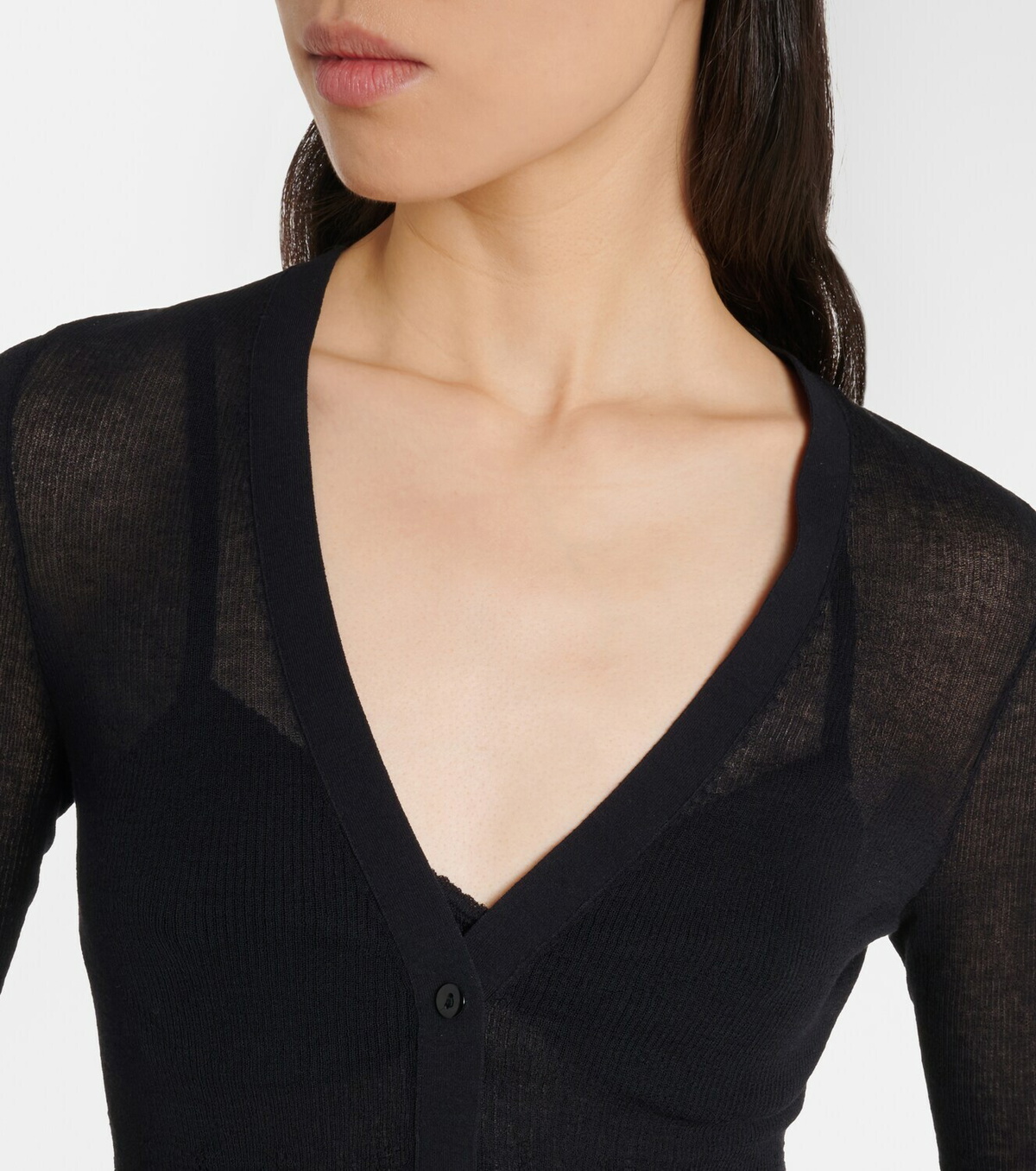 Victoria Beckham Cotton-blend cardigan