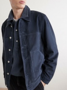 Officine Générale - Loki Suede Jacket - Blue