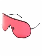 RICK OWENS - Red Lens Sunglasses