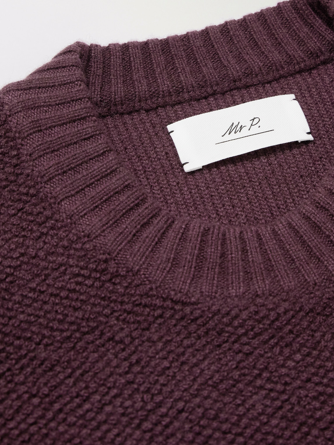 Mr P. - Cashmere Sweater - Purple