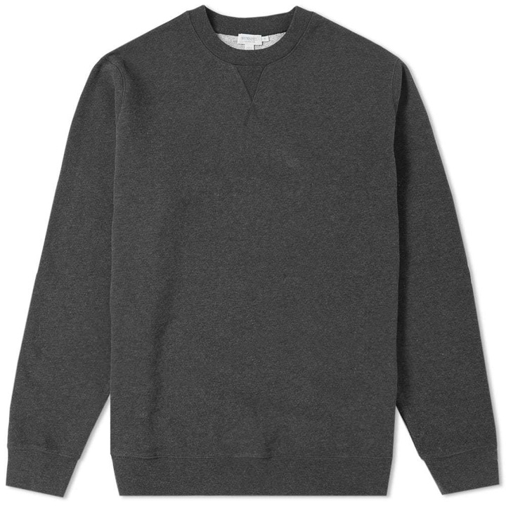 Photo: Sunspel Loopback Sweat Top Grey