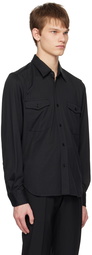 TOM FORD Black Flap Pocket Shirt