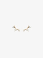 Adina Reyter 14K Yellow Gold Amigos Curve Diamond Earrings