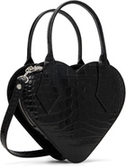 Vivienne Westwood Black Josephine Heart Crossbody Bag