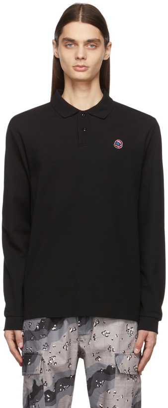 Photo: Billionaire Boys Club Black Astro Long Sleeve Polo