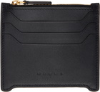 Marni Black Leather Trunkaroo Card Holder