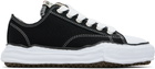 Maison MIHARA YASUHIRO Black 'Peterson' OG Sole Canvas Low-Top Sneakers