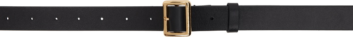 Photo: AURALEE Black Square Buckle Belt