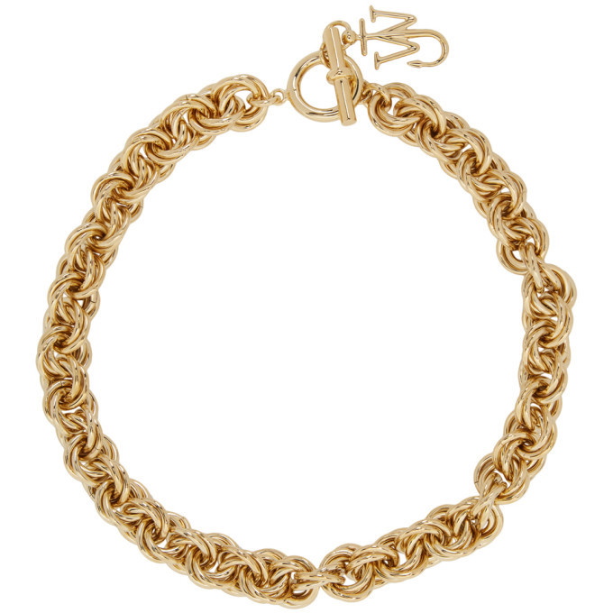 Photo: JW Anderson Gold Pendant Curb Choker