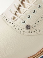 G/FORE - Saddle Gallivanter Pebble-Grain Leather Golf Shoes - White