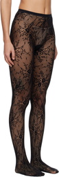 Swedish Stockings Black Rosa Lace Tights