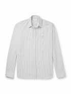 CELINE - Checked Cotton-Twill Shirt - Gray