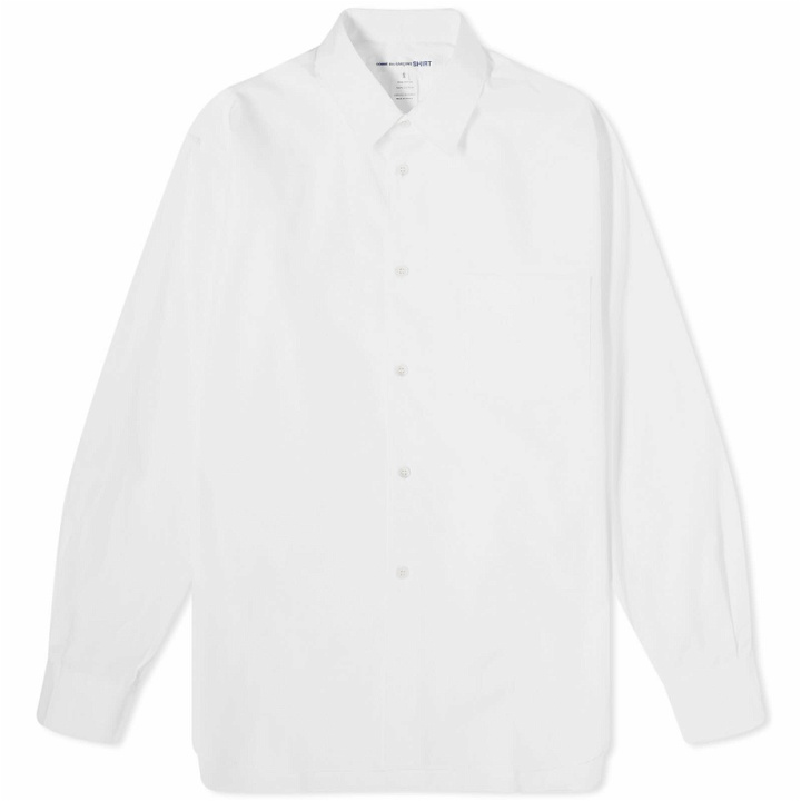 Photo: Comme des Garçons SHIRT Men's Forever Poplin Shirt in White