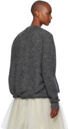 Molly Goddard Gray Aggie Sweater