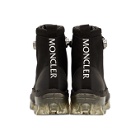 Moncler Black Canvas Helis Boots