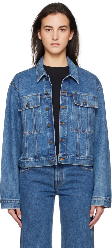 Photo: KHAITE Blue Saunder Denim Jacket