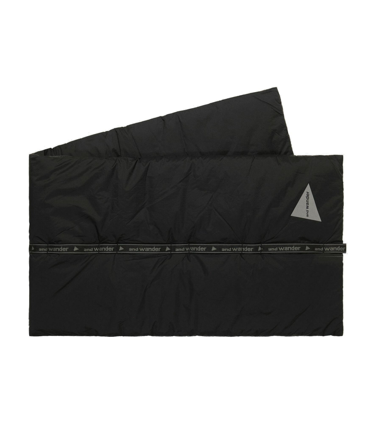and wander Black Rip Muffler Scarf and Wander